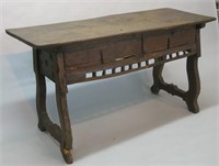 EARLY ITALIAN HUNTBOARD WITH THREE DRAWERS