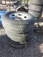 3  6 Lug 265/70/R17 Tires