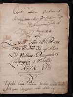 [Mathematics, Wally Schirra]  Manuscript, 1774