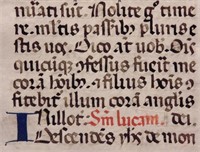 15th c. Manuscript Leaves on Vellum, a Pair