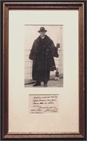 Taft, William H.  Inscribed Card Signed, Photo
