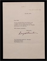 Eisenhower, Dwight.  Typed Letter Signed