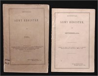 [Civil War]  Official Army Register, 1861 & 1864