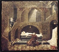 [Shakespeare.  Romeo & Juliet]  Oil on Canvas