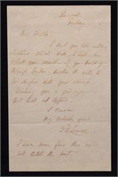 [James Lowell & R. W. Emerson]  Letter Signed