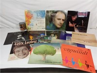 13 vinyles : Gille Vigeault, Félix Leclerc, etc
