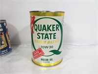 Canne d'huile Quaker State 10W30 pleine vintage