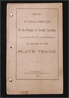 Senate of South Carolina on the Slave Trade