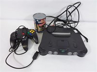 Nintendo 64 avec fils et manettes