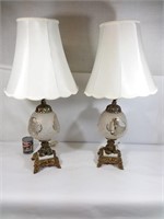 Paire de lampes baroque