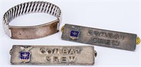 Jewelry Sterling Silver Combat Crew Badges +