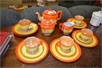 luster ware tea set