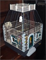 Deluxe 18" X 24" Bird Castle Cage W Accessories