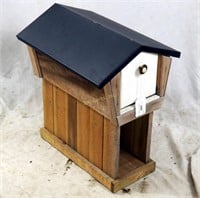 Hand Crafted Vintage Covered Bridge Wood Mail Box