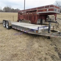 PJ Bumper hitch tilt bed trailer, 23ft