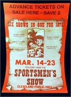 Vintage 1975 Cleveland Sportsman's Show Poster