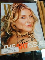 Cameron Diaz Autographed W Magazine November 2007