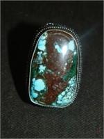 Antique Natural Turquoise Ring