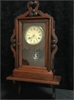 Old Wall Clock with Cameo Pendulum