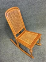 Rocking Chair w/ Cane Seat
