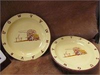(8) Monterrey Western Ware Plates