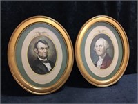 Vintage Framed Presidents Photograhs