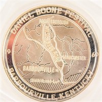 Coin .925 Bicentennial Daniel Boone Silver Round