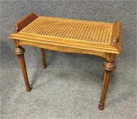 Cane Top Small Wood Seat