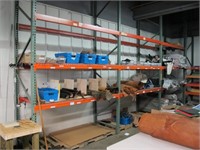 8 - Sections of 8' x 44" D. pallet racks,