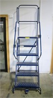 5' Rolling warehouse ladder