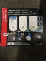 SUNBEAM LED POWER FAILURE NIGHT LIGHT (ATTENTION