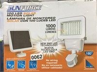 SUNFORCE $65 RETAIL LED SOLAR MOTION LIGHT