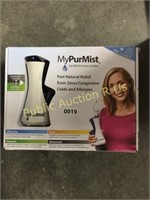 MY PUR MIST $130 RETAIL HANDHELD STEAM INHALER