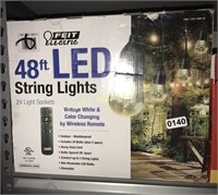 FIET ELECTRIC $100 RETAIL 48FT LED STRING LIGHTS