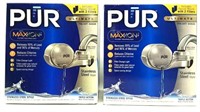 (2) Pur Faucet Mount Water Filtration Systems