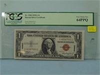 1935-A United States Hawaii Brown Seal $1 Note - P