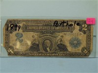 1899 United States $2 Silver Certificate - Porthol