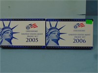 2005 and 2006 United States Proof Sets - In OGP