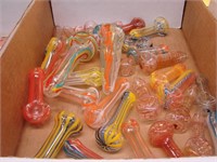 Lot Of Assorted Glass Pipes