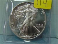 1992 American Silver Eagle Bullion Dollar