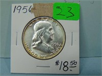1956 Franklin Silver Half Dollar - MS-63