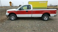 2008 Ford F150 White and red