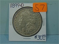 1899-O Morgan Silver Dollar - Extra Fine