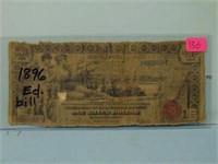 1896 Educational $1 Silver Certificate - History T