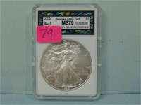 2009 American Silver Eagle Dollar - NCGS MS-70