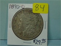 1890-O Morgan Silver Dollar - XF