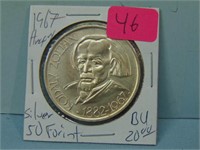 1967 Hungary Silver 50 Forint Zoltan Kodaly - BU