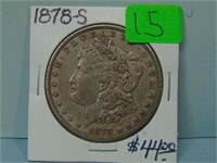 1878-S Morgan Silver Dollar - XF