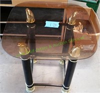 Small Glass End Table