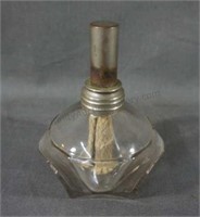 Antique c.1883 Small Traveling / Bed Time Oil Lamp